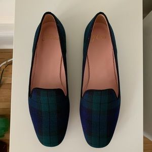 J Crew Plaid Loafer Slipper